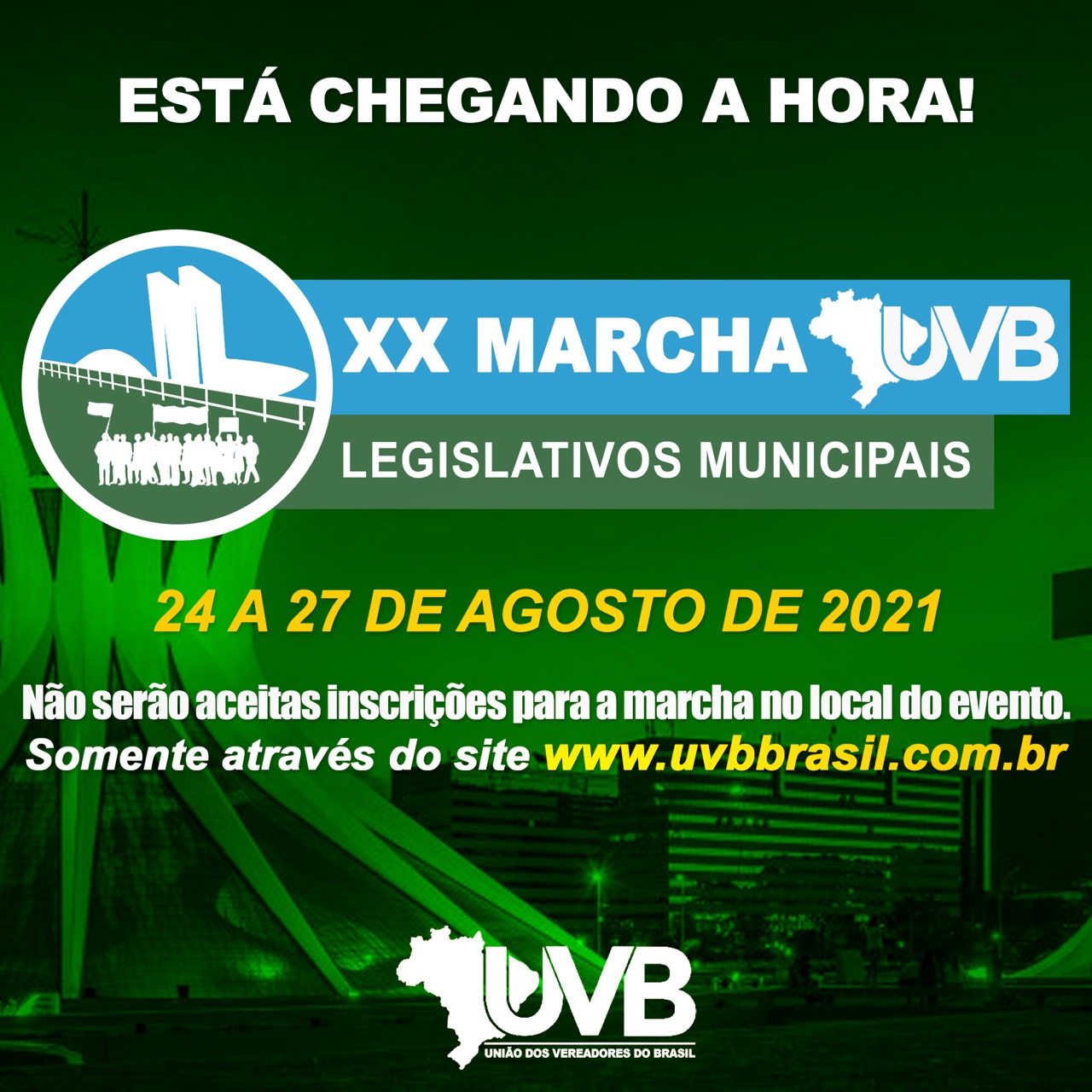 Vereadores de Bacabal participam da XX Marcha dos Legislativos Municipais em Brasília